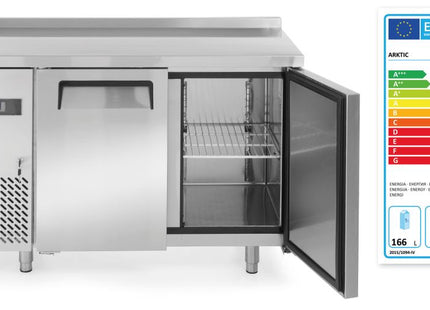 Todørs kølebord Kitchen Line 220L, Arktic, Kitchen Line, 166L, 230V/270W, 600x1200x(H)840mm