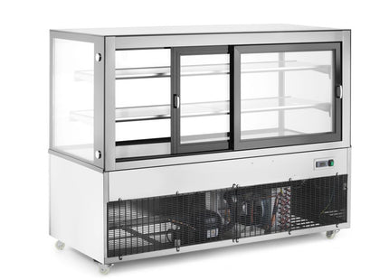 Kølediske med 2 hylder, Arktic, 230V/500W, 677x1824x(H)1230mm