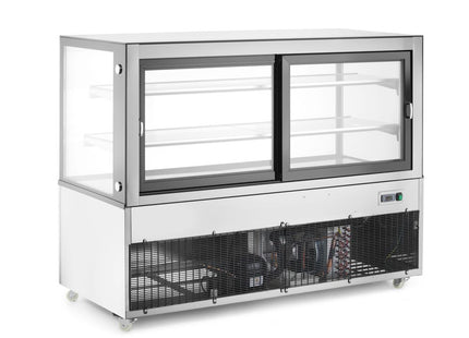 Kølediske med 2 hylder, Arktic, 230V/500W, 677x1824x(H)1230mm