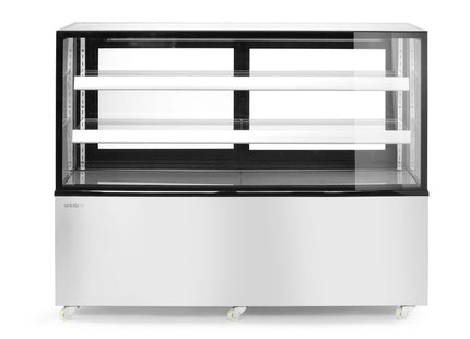 Kølediske med 2 hylder, Arktic, 230V/490W, 677x1224x(H)1230mm