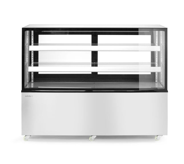 Kølediske med 2 hylder, Arktic, 230V/500W, 677x1524x(H)1230mm