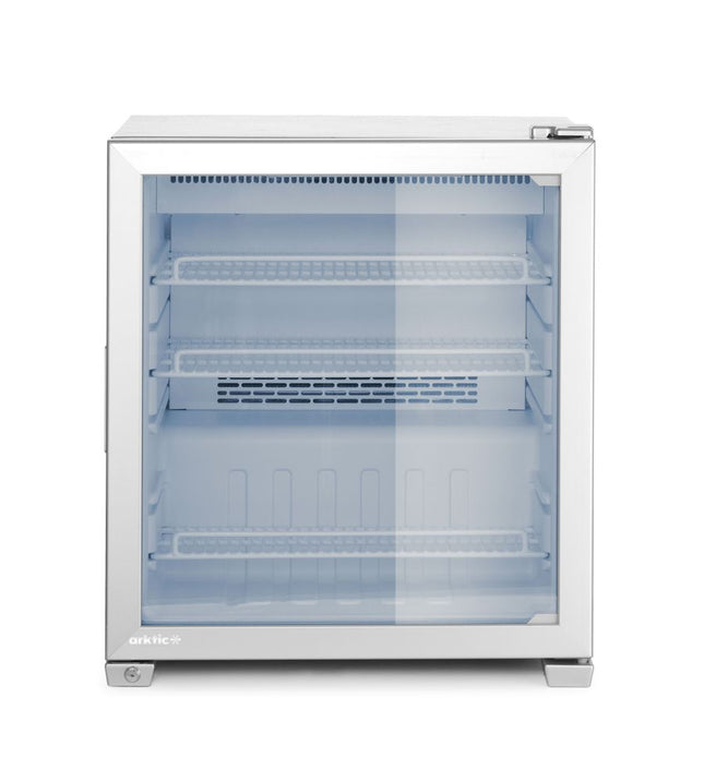 Bordfryser med glasdør 90L, Arktic, 90L, 230V/230W, 593x620x(H)680mm