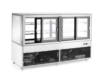 Kølediske med 2 hylder, Arktic, 230V/500W, 677x1824x(H)1230mm