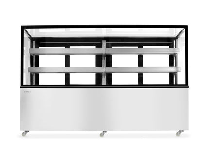 Kølediske med 2 hylder, Arktic, 230V/500W, 677x1824x(H)1230mm
