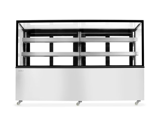 Kølediske med 2 hylder, Arktic, 230V/500W, 677x1824x(H)1230mm