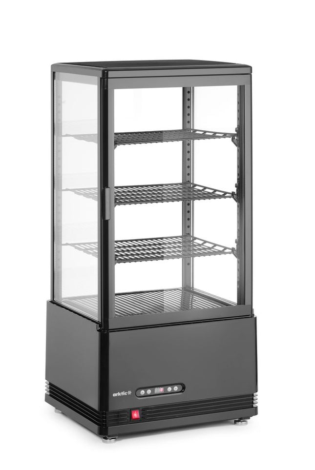 Køledisk, 78 l, Arktic, sort, 230V/170W, 397x444x(H)940mm