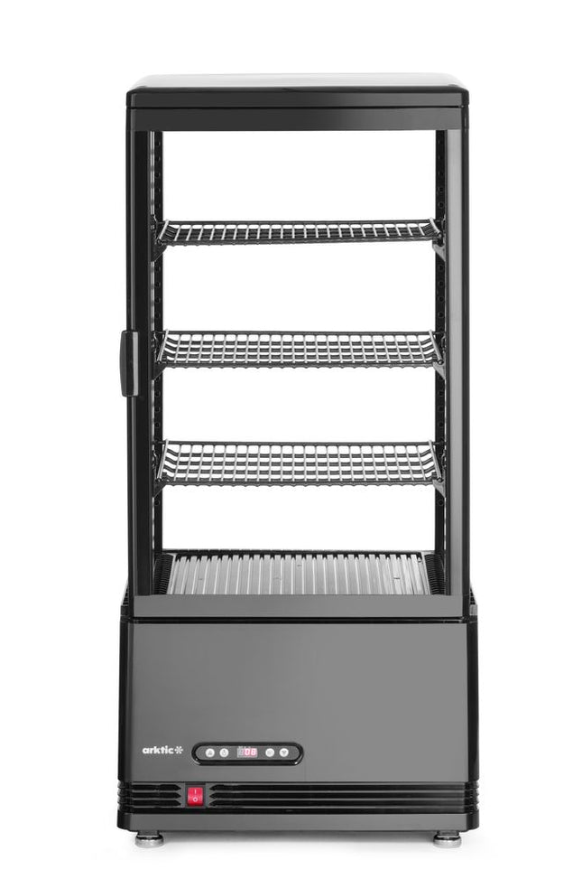 Køledisk, 78 l, Arktic, sort, 230V/170W, 397x444x(H)940mm