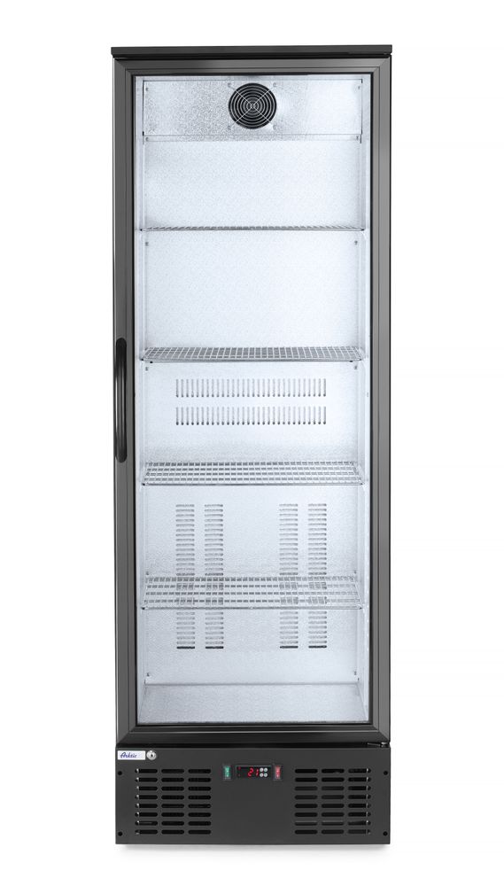 Backbar-køleskab, enkeltdørs, Arktic, 300L, sort, 230V/195W, 528x600x(H)1820mm
