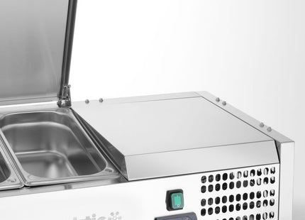 Kølet bordmonteret ingrediensstation GN 1/3, Arktic, 6x GN1/3, GN 1/3, 36L, 230V/180W, 450x1405x(H)630mm