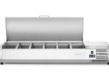 Kølet bordmonteret ingrediensstation GN 1/3, Arktic, 6x GN1/3, GN 1/3, 36L, 230V/180W, 450x1405x(H)630mm