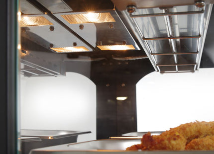 Opvarmet borddisk med kvarts, HENDI, 230V/560W, 650x485x(H)630mm