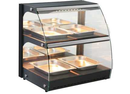 Opvarmet borddisk med kvarts, HENDI, 230V/560W, 650x485x(H)630mm