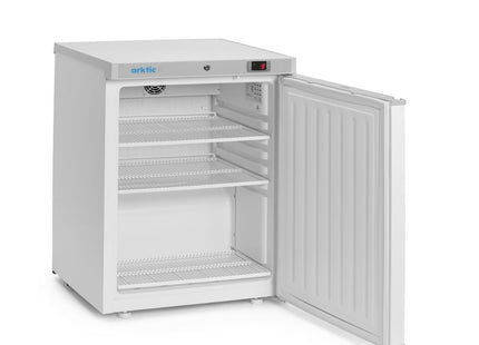 Budget Line køleskab i hvidlakeret stålkabinet, Arktic, Budget Line, 100L, hvid, 230V/110W, 637x600x(H)835mm