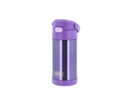 Drikkeflaske m sugerør Funtainer 355 ml Violet - 6 stk