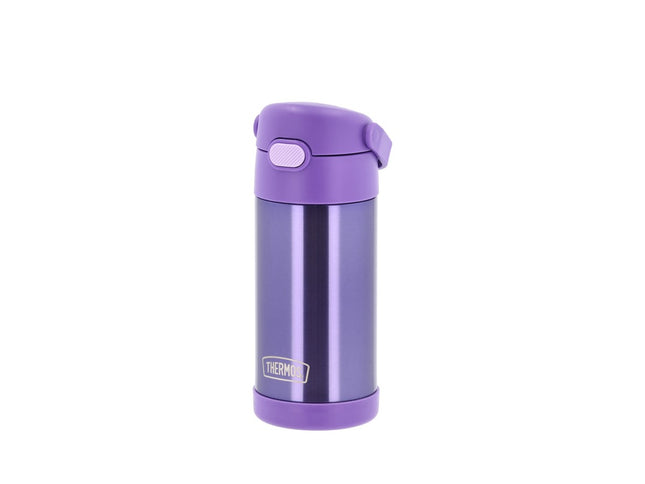 Drikkeflaske m sugerør Funtainer 355 ml Violet - 6 stk