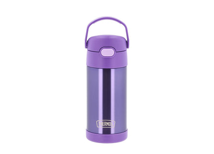 Drikkeflaske m sugerør Funtainer 355 ml Violet - 6 stk