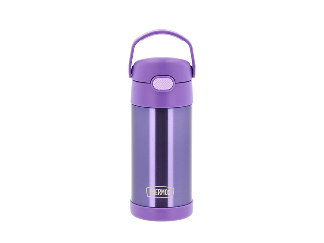 Drikkeflaske m sugerør Funtainer 355 ml Violet - 6 stk