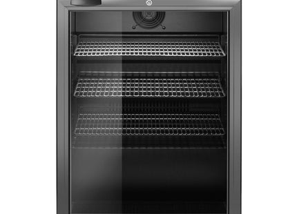 Backbar-køleskab, enkeltdørs, Arktic, 105L, sort, 230V/120W, 600x530x(H)870mm