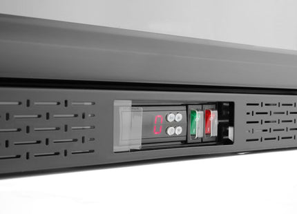Backbar-køleskab, enkeltdørs, Arktic, 105L, sort, 230V/120W, 600x530x(H)870mm