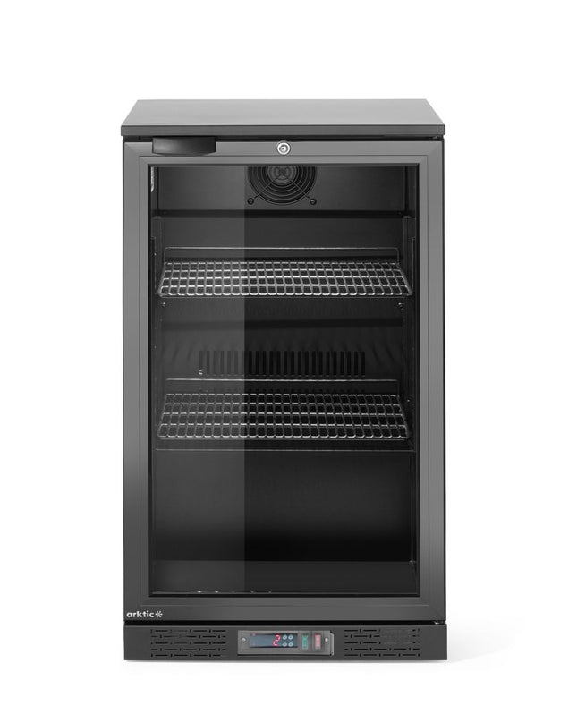 Backbar-køleskab, enkeltdørs, Arktic, 86L, sort, 230V/120W, 500x530x(H)870mm
