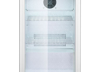 Backbar-køleskab med 1 dør, Arktic, 75L, sølv, 230V/175W, 500x530x(H)870mm