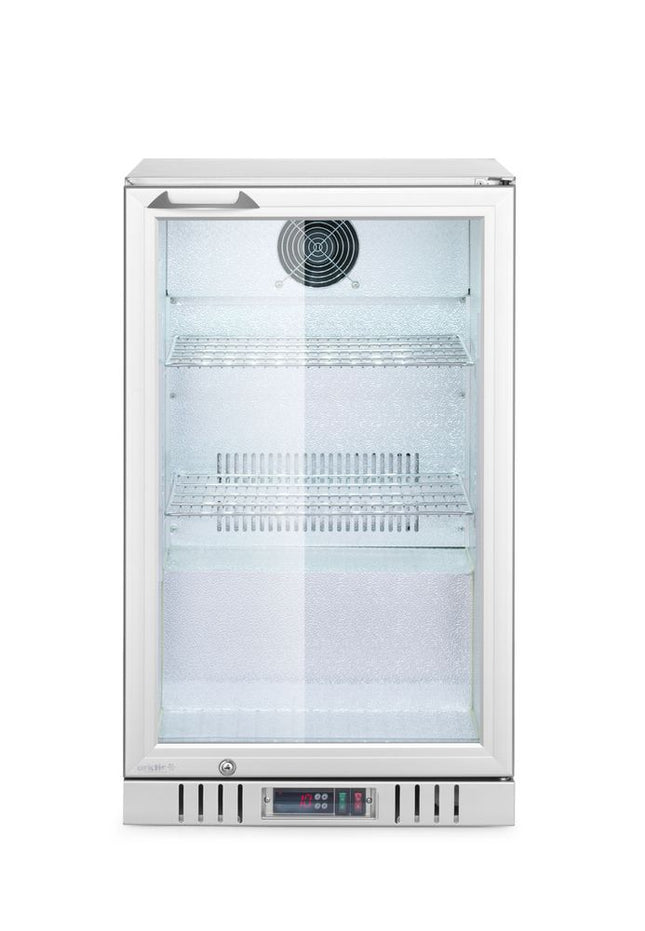 Backbar-køleskab med 1 dør, Arktic, 75L, sølv, 230V/175W, 500x530x(H)870mm