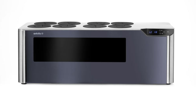 Bord-vinkøleskab, 2-zoner Cellar, Arktic, sort, 230V/60W, 350x800x(H)293mm