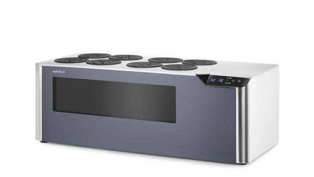 Bord-vinkøleskab, 2-zoner Cellar, Arktic, sort, 230V/60W, 350x800x(H)293mm