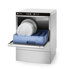Opvaskemaskine 50x50 - elektronisk styring, HENDI, Kitchen Line, 230V/3600W, 570x600x(H)830mm