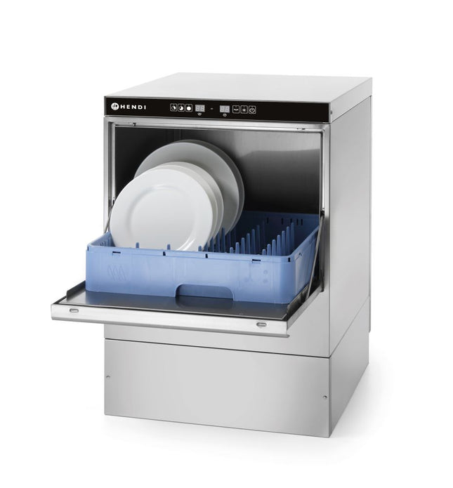 Opvaskemaskine 50x50 - elektronisk styring, HENDI, Kitchen Line, 230V/3600W, 570x600x(H)830mm