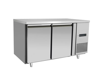 Kølebord, dobbeltdørs, Arktic, Profi Line, uden bagkant, 215L, 230V/250W, 700x1350x(H)839mm