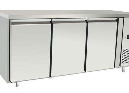 Frysebord, 3 døre, Arktic, Profi Line, uden bagkant, 334L, 230V/600W, 700x1795x(H)839mm