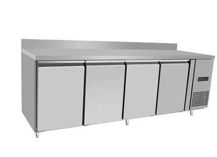 Kølebord, 4 døre, Arktic, Profi Line, uden bagkant, 450L, 230V/400W, 700x2230x(H)839mm