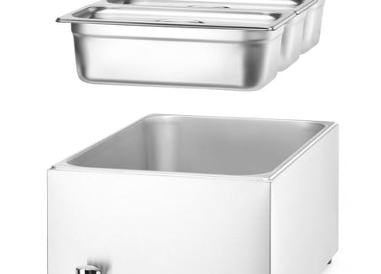 Bain-marie-sæt med aftapningshane Ranger, HENDI, GN (H)150mm, GN 1/1, 230V/1000W, 605x332x(H)242mm
