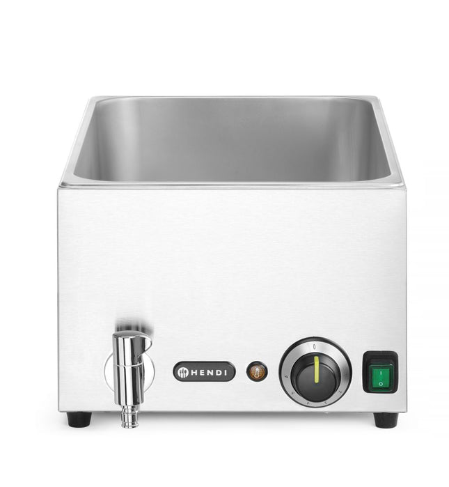 Bain-marie-sæt med aftapningshane Ranger, HENDI, GN (H)150mm, GN 1/1, 230V/1000W, 605x332x(H)242mm