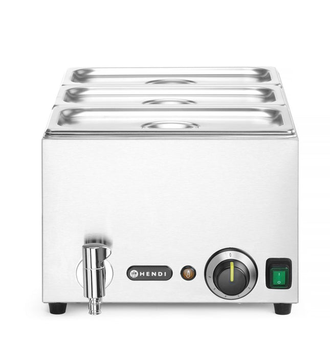 Bain-marie-sæt med aftapningshane Ranger, HENDI, GN (H)150mm, GN 1/1, 230V/1000W, 605x332x(H)242mm