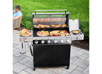 Gasgrill Videro G6-S Vario+ 27500 watt Sort