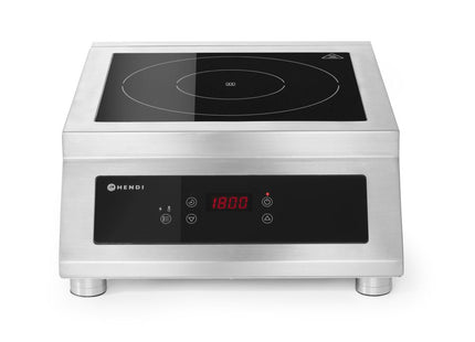 Induktionskogeplade model 5000 D, HENDI, Profi Line, 400V/5000W, 398x525x(H)175mm