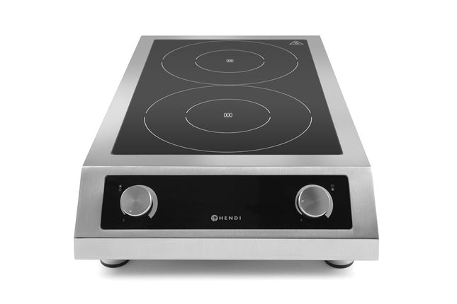 Induktionskogeplade model 7000, HENDI, Profi Line, 400V/7000W, 405x700x(H)145mm