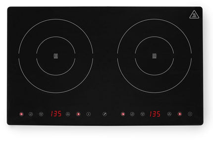 Dobbelt induktionskogeplade, HENDI, Kitchen Line, 230V/3500W, 608x405x(H)54mm