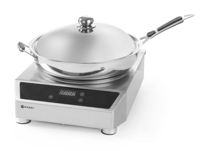 Induktionswok model 3500, HENDI, Profi Line, induktionswok+wokpande, 230V/3500W, 340x450x(H)295mm
