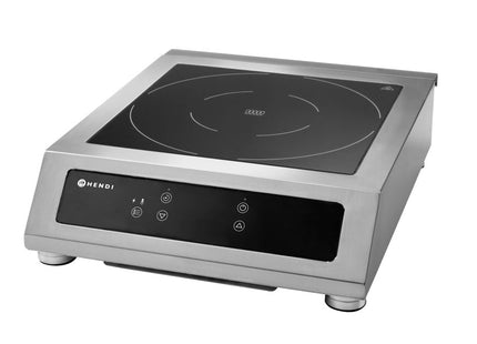 Induktionskogeplade 3500 D XL, HENDI, Profi Line, 230V/3500W, 390x490x(H)120mm