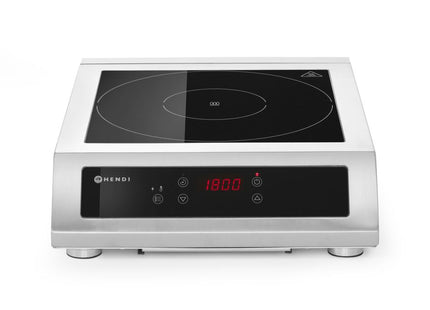 Induktionskogeplade 3500 D XL, HENDI, Profi Line, 230V/3500W, 390x490x(H)120mm