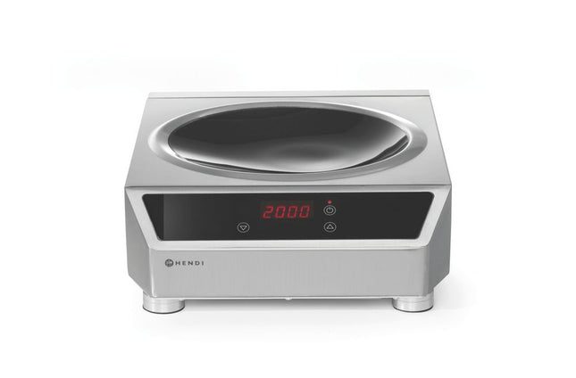 Induktionswok model 3500, HENDI, Profi Line, induktionsenhed, 230V/3500W, 340x450x(H)130mm
