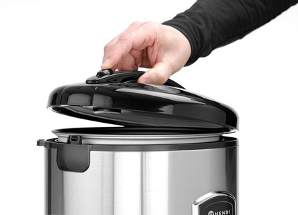 Riskoger med dampfunktion, HENDI, Profi Line, 1,8L, 230V/700W, ⌀280x(H)285mm