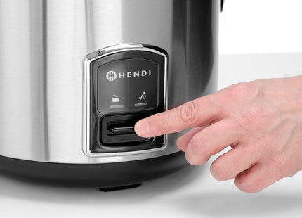 Riskoger med dampfunktion, HENDI, Profi Line, 1,8L, 230V/700W, ⌀280x(H)285mm