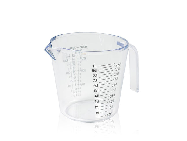 Målekande 1000 ml klar Funkt - 6 stk