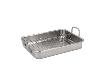 Bradepande m/rist Endurance 35 x 26 x 6 cm Rustfrit stå - 4 stk