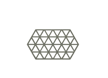 Bordskåner Triangles Olive green L24 - 6 stk