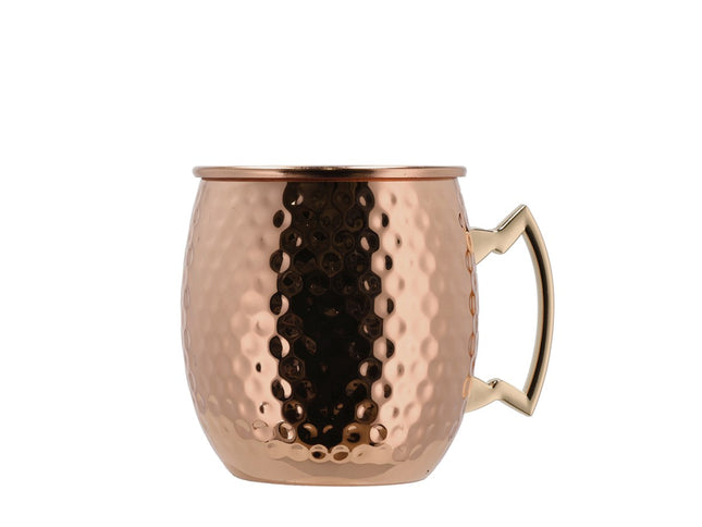 Moscow mule-krus 55 cl 2 stk. Kobber hamret - 6 sæt